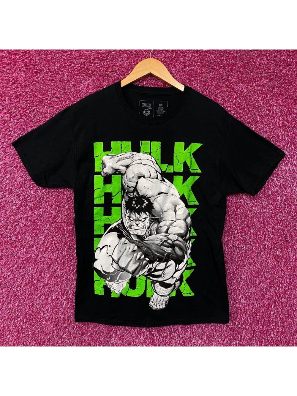 Marvel Hulk Smash Graphic T-Shirt Medium